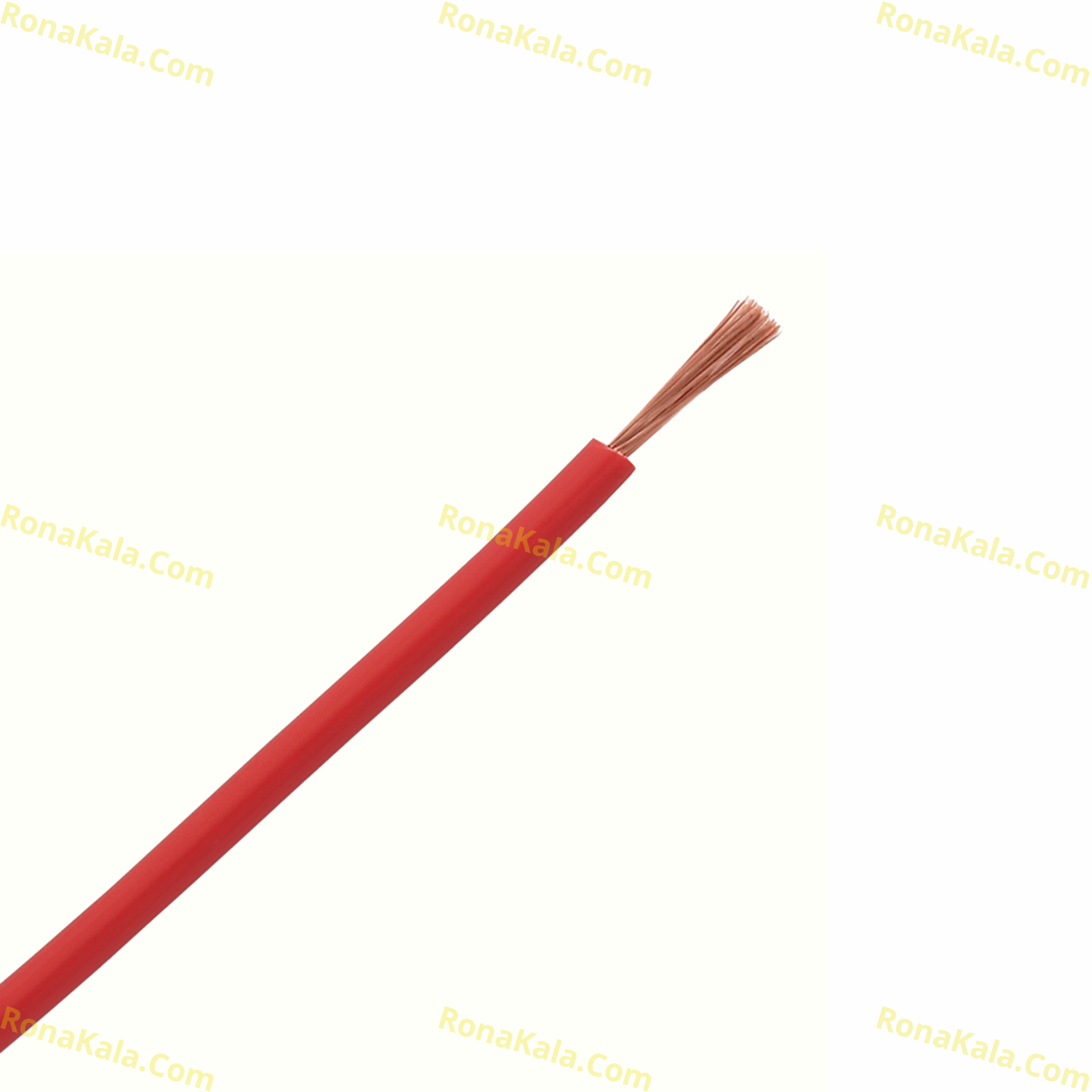 تصویر  سیم 2.5 افشان قرمز شیراز   ( متری )