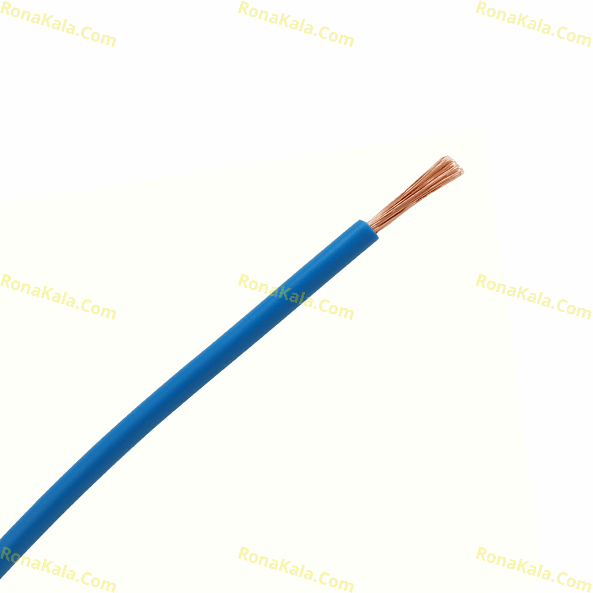 تصویر  سیم 2.5 افشان آبی شیراز   ( متری )