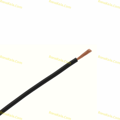 تصویر  سیم 1.5 افشان مشکی شیراز   ( متری )