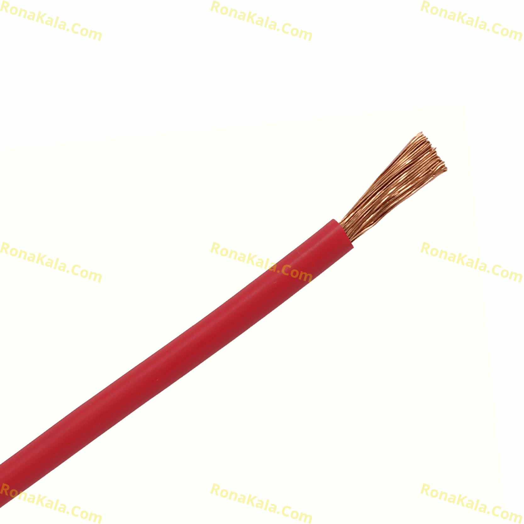 تصویر  سیم 6 افشان قرمز شیراز   ( متری )