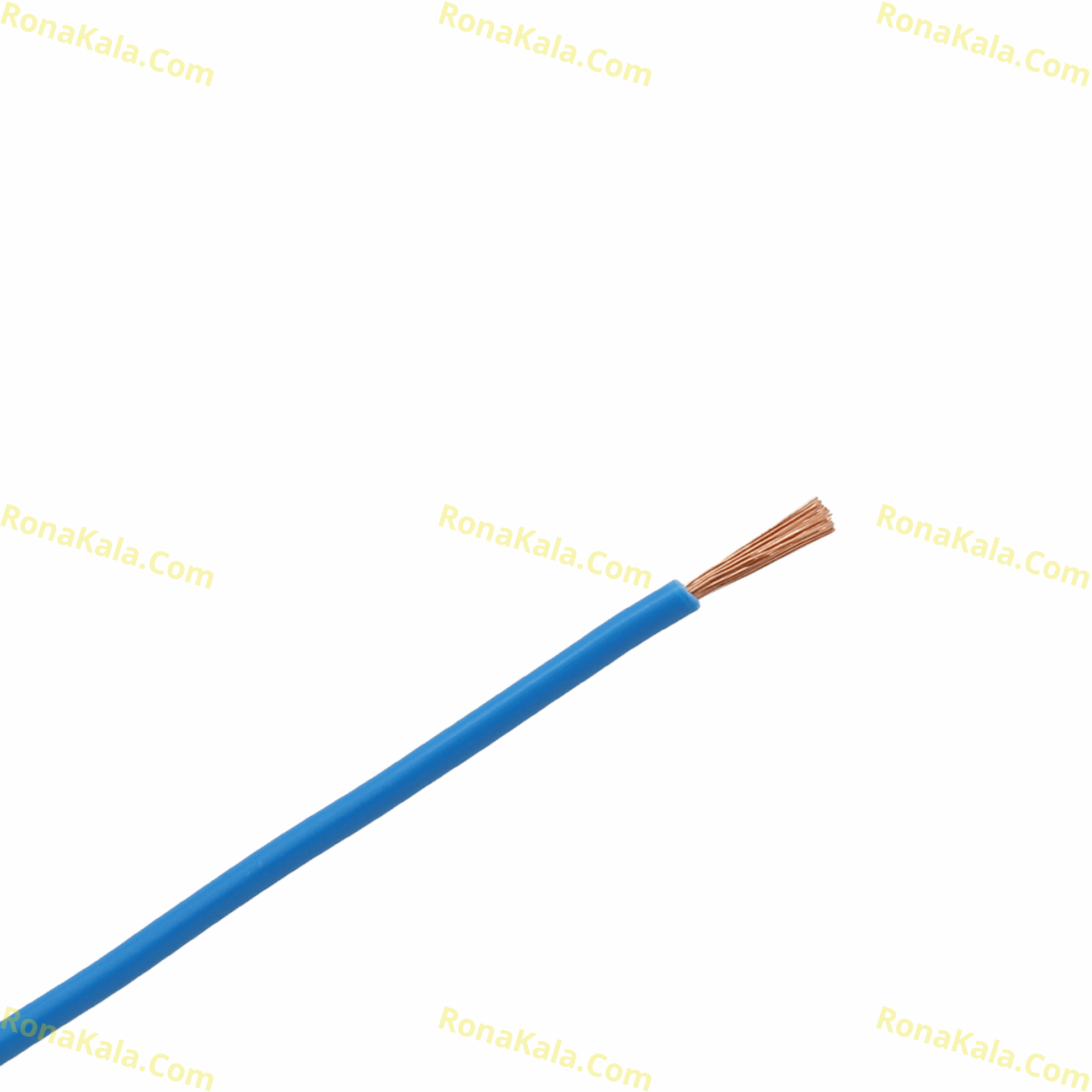 تصویر  سیم 1.5 افشان آبی شیراز   ( متری )