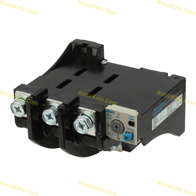 تصویر  بی متال (رله حرارتی اضافه بار) 125-85 ( پارس فانال ) مدل PFR-100/3